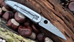 EDC нож из дамасской стали клипса глубокой посадки