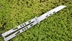 Нож бабочка Microtech Tachyon II white tanto