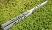 Нож бабочка Microtech Tachyon II white tanto как крутить