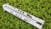 Нож бабочка Microtech Tachyon II white tanto официальный магазин