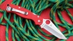 Складной нож Spyderco Para Military 2 Exclusive Tanto G10 красный купить