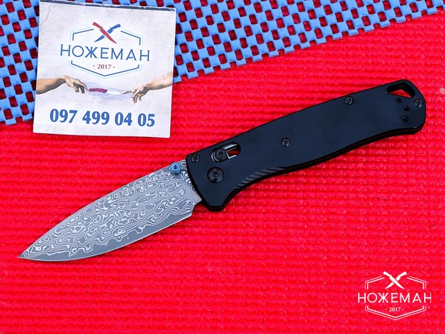 Benchmade Bugout 535 Aluminium Damascus