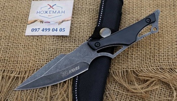 EDC фиксед Lion Knives Black Pack