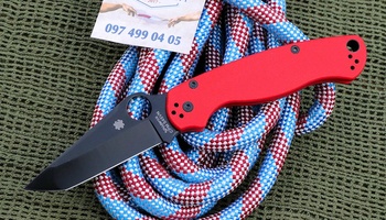 EDC нож Spyderco Paramilitary 2 Tanto C81 Red G10