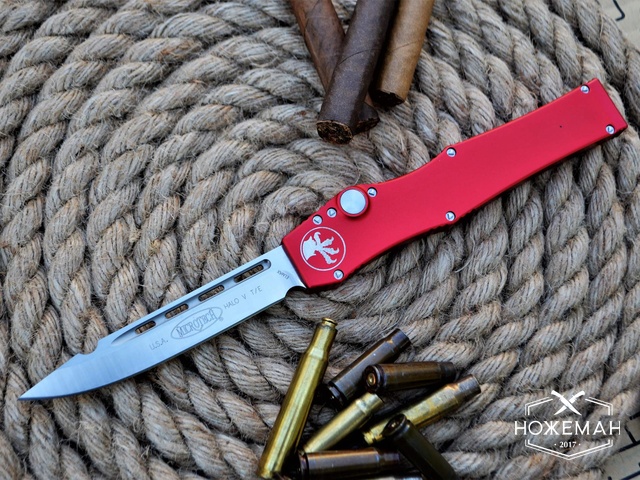 Фронтальный нож Microtech HALO 5 Drop Point