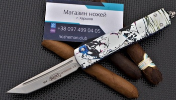 Фронтальный нож Microtech Ultratech Geisha