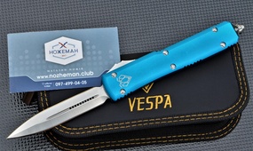 Фронтальный нож Vespa Ultratech D/E OTF Blue CC