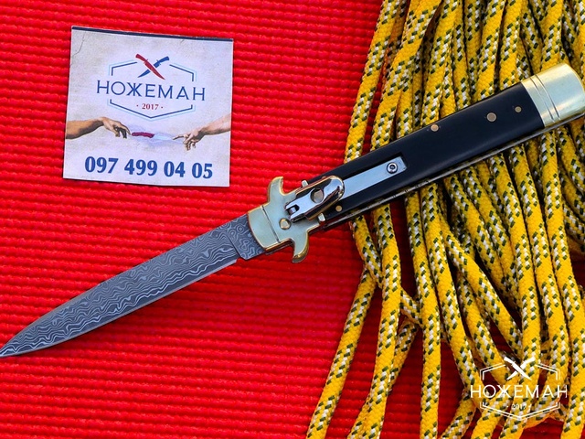 Классический итальянский нож AKC Leverletto Plus Natural Horn