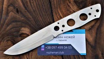Заготовка для ножа RealSteel Bushcraft blank scandi