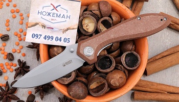 Kubey Ruckus Tan Micarta KU314M