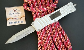 Microtech Custom Scarab CF Inlay