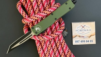 Microtech Troodon Tanto Green