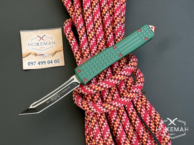 Microtech Ultratech T/E Bounty Hunter Frag Green