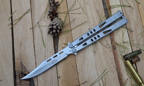 Нож бабочка Microtech Tachyon II satin blade