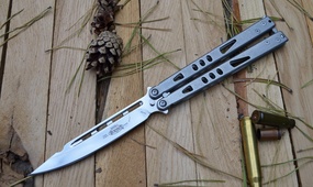 Нож бабочка Microtech Tachyon Mirror