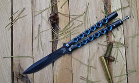 Нож бабочка The One BM42 all black