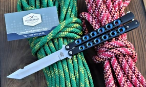 Нож бабочка The One Emerald Eye