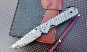 Нож складной Chris Reeve Small Sebenza Damask Wave Handle