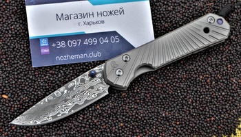 Нож складной Chris Reeve Wilson Combat Small Sebenza Damascus