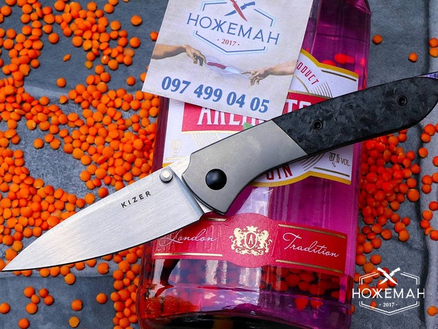 Нож Kizer Spitfire Carbone