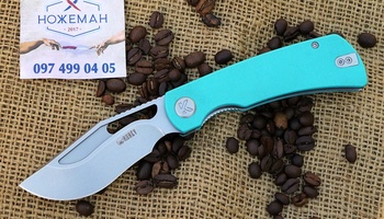 Нож Kubey Gurkha Tiffany Blue KU397B