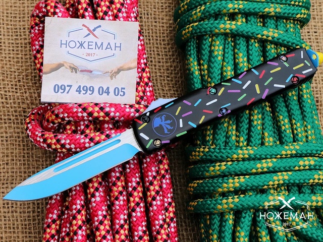 Нож фронтальний Microtech Ultratech Chocolate Donut