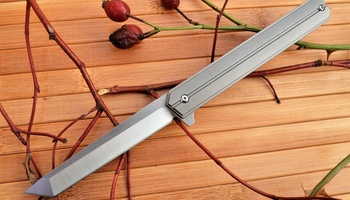 Нож Quartermaster Qwaiken XL Titanium Flipper