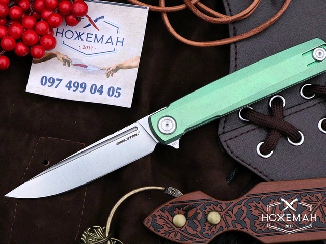 Нож RealSteel G-Frame Spring Green 7874TS03 Limited Edition
