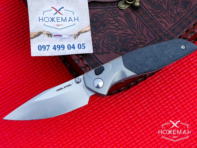 Нож RealSteel Hoeft Shred Carbon