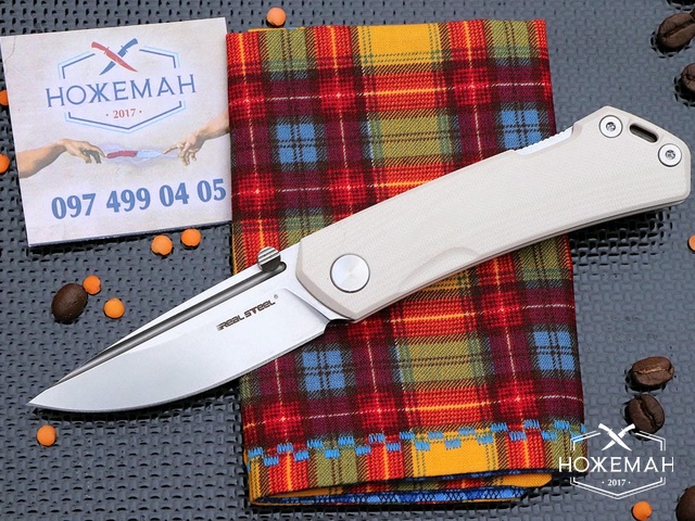 Нож RealSteel Luna Maius Eco Ivory G10