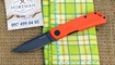 Нож RealSteel Luna Phantom Flipper Orange
