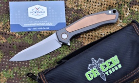 Нож Широгоров Born in Vegas Cards V Green Thorn