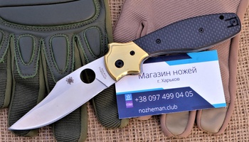 Складной нож Spyderco Schempp Bowie C190CF