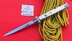 Нож стилет AKC 13" Italian Stiletto White Pearl