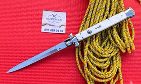 Нож стилет AKC 13" Italian Stiletto White Pearl