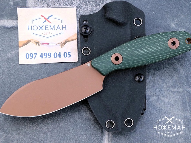 Нож Trivisa Aubergine-GM Rose Gold Blade