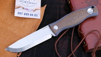 Нож выживания Kizer Polaris Burlap Micarta 1100A3