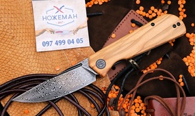 Petrified Fish PFP07 Viking Damascus
