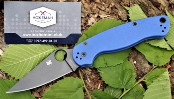 Складной нож Spyderco Paramilitary 2 C81 Синий