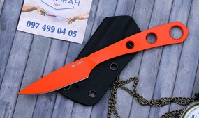 Шейный нож RealSteel Marlin Backup knife Orange