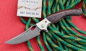 Складной нож Chimera из дамаска