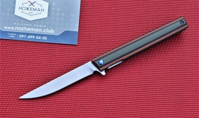 Складной нож Fisherman Slim mini G10 Flipper TC027 Ti-clip