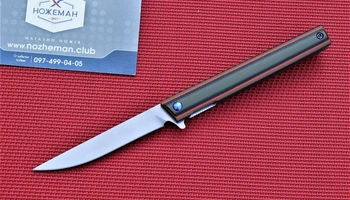 Складной нож Fisherman Slim mini G10 Flipper TC027 Ti-clip