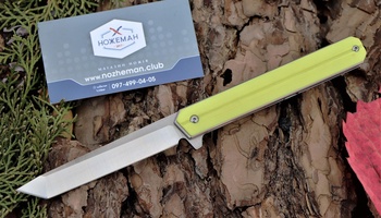 Складной нож QUARTERMASTER QWAIKEN XL FLIPPER TEXAS TEA