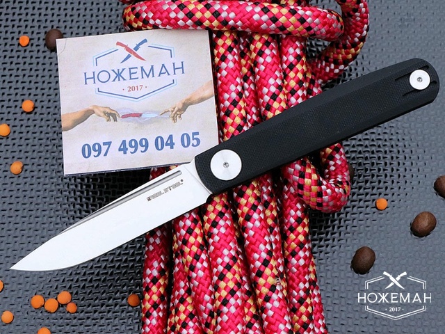 Складной нож RealSteel Gslip Compact Black G10