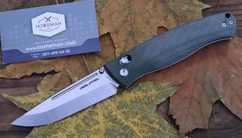 Складной нож RealSteel Pathfinder Folder Green Micarta