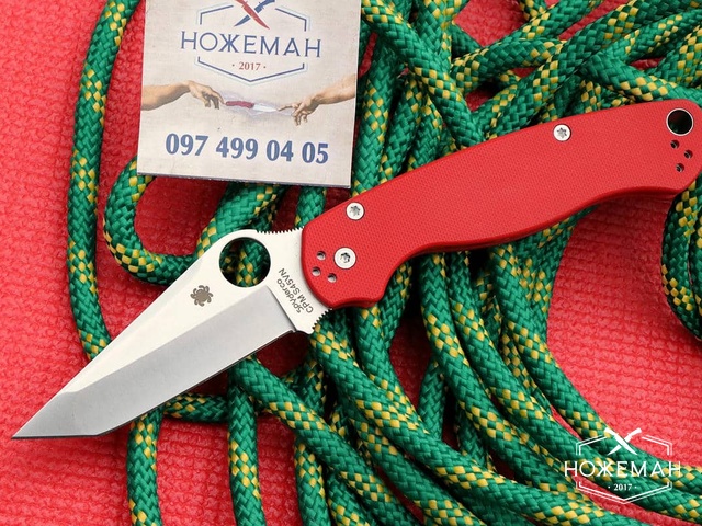 Складной нож Spyderco Para Military 2 Exclusive Tanto G10