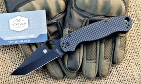 Складной нож Spyderco Paramilitary 2 C81 Carbone Tactical Tanto