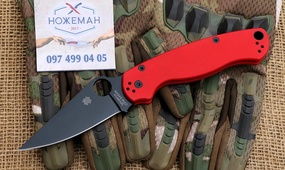 Spyderco Paramilitary 2 C81 Knife Red G-10