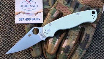 Spyderco Paramilitary 2 C81 Compression Lock White G10